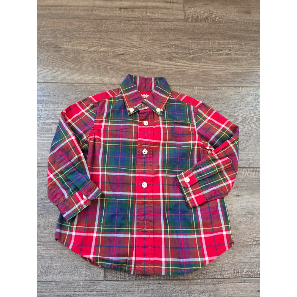Ralph lauren baby boy‎ botton down top 9 mos